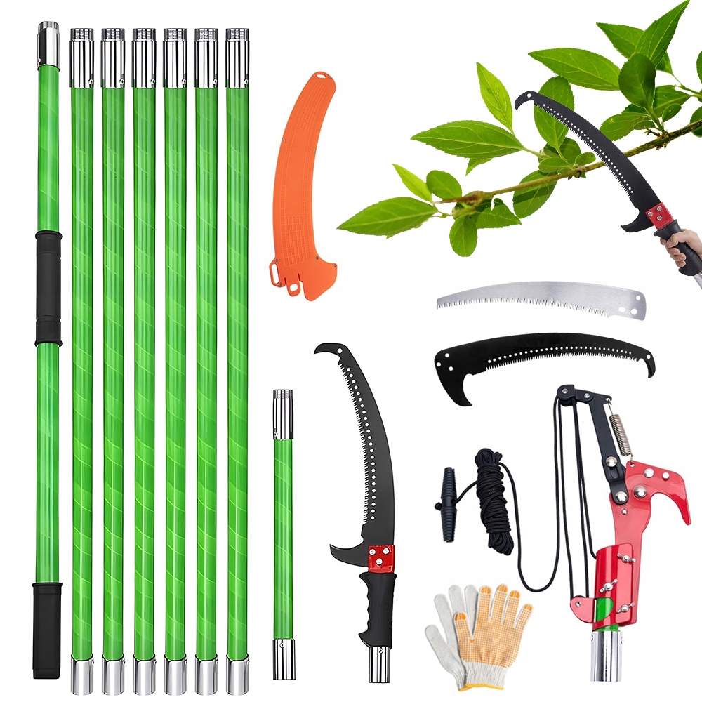 Teleskopická modulárna ručná píla s hákom 815 cm 2x 430 mm kotúč